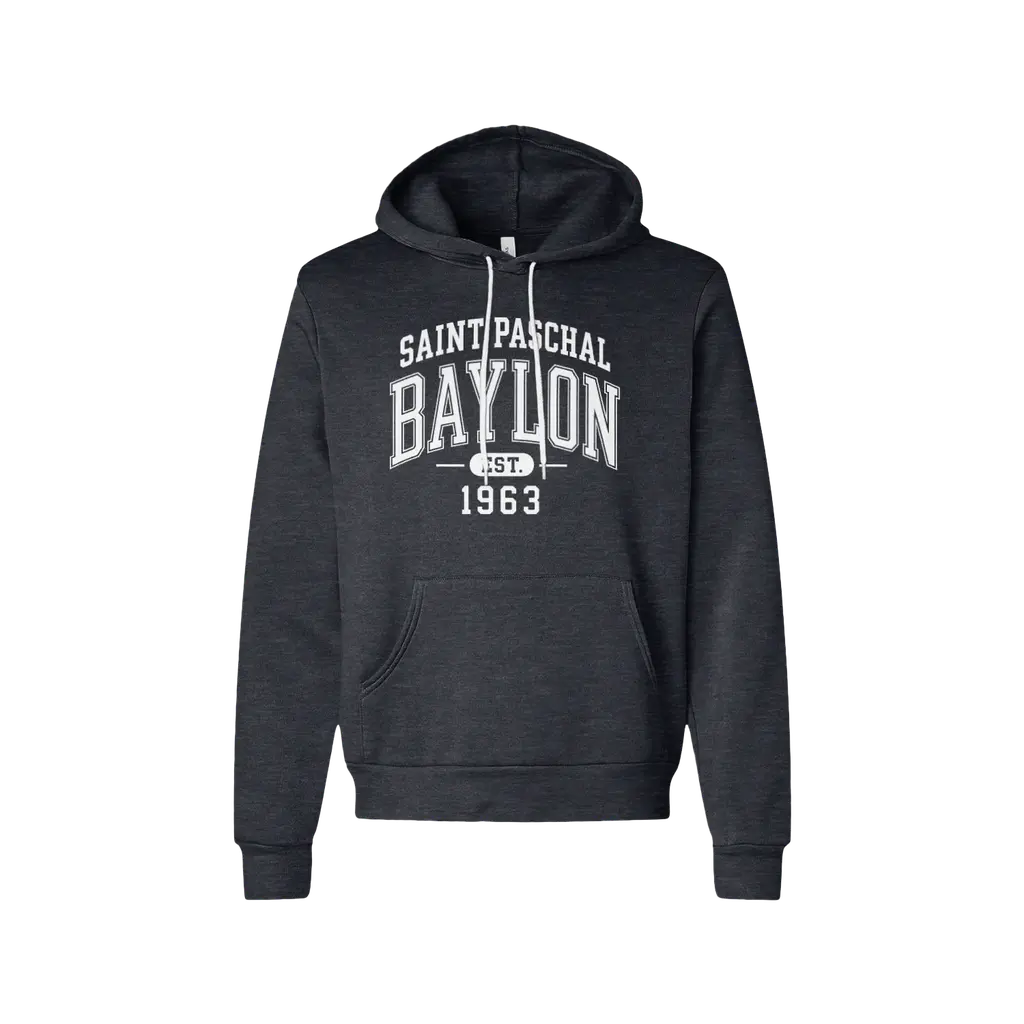 Adult Classic SPBS Hoodie - Heather Red/Heather Navy