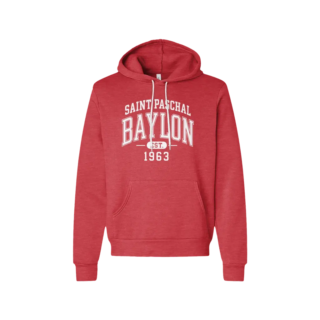 Adult Classic SPBS Hoodie - Heather Red/Heather Navy