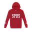 Youth SPBS Hoodie with sleeve logos - Red thumbnail 1