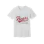 Adult Bears Script with Stripes Shirt - White thumbnail 2