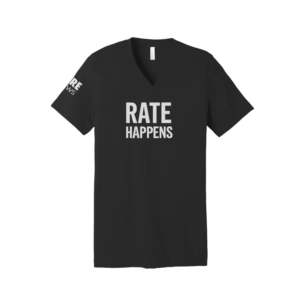 Rate Happens V-Neck Tee