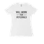 Will Work For Referrals Tee thumbnail 1