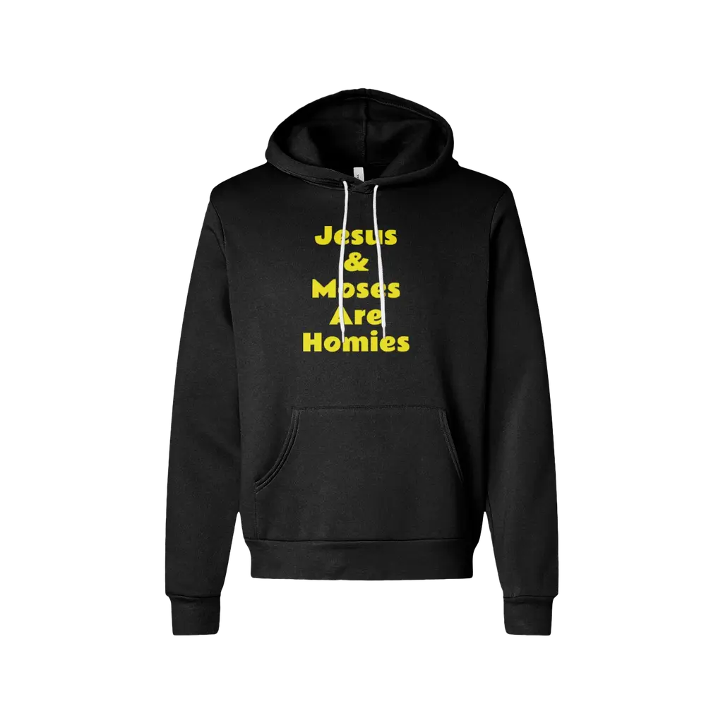 Jesus and Moses are Homies: Bella + Canvas Hoodie