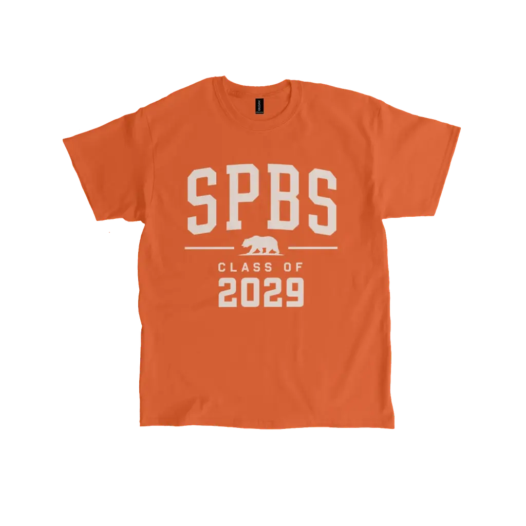 Adult Class of 2029 Tee - Orange