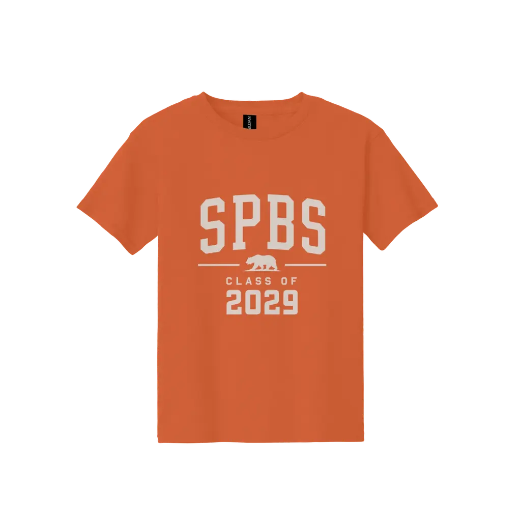 Youth Class of 2029 Tee - Orange