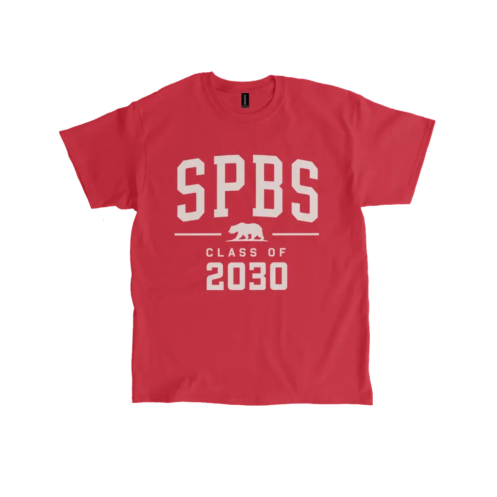 Adult Class of 2030 Tee - Red