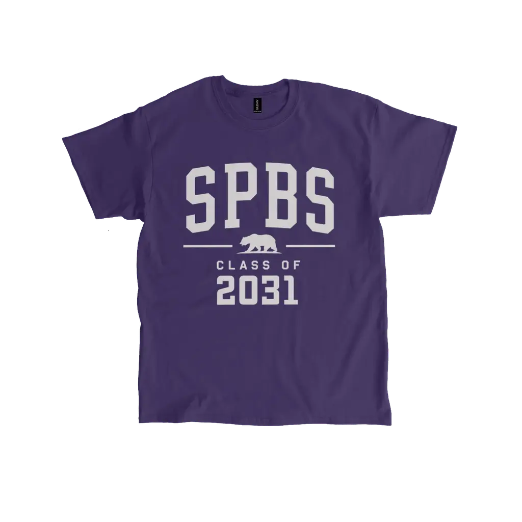 Adult Class of 2031 Tee - Purple