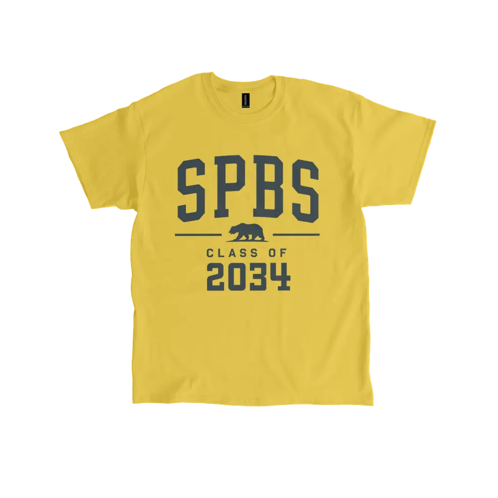 Adult Class of 2034 Tee - Yellow