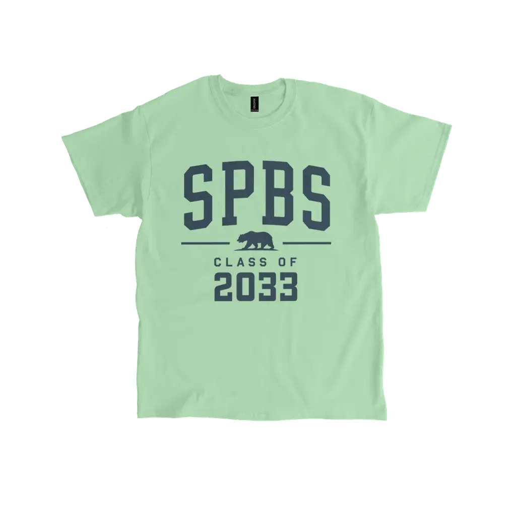 Adult Class of 2033 Tee - Light Green