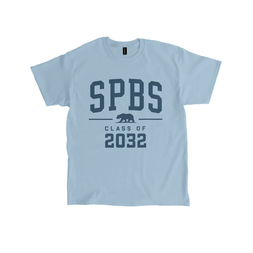 Adult Class of 2032 Tee - Light Blue