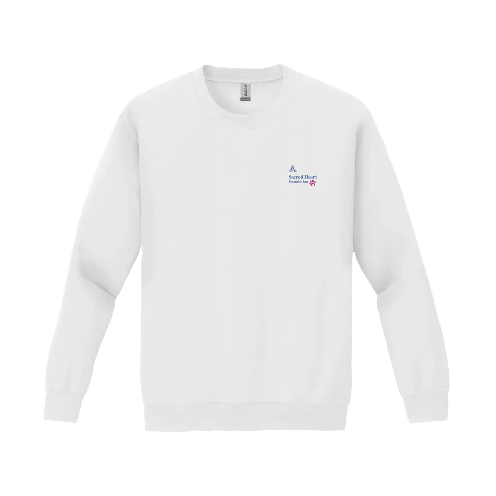 Stay Pawsitive: Gildan Crewneck Sweatshirt