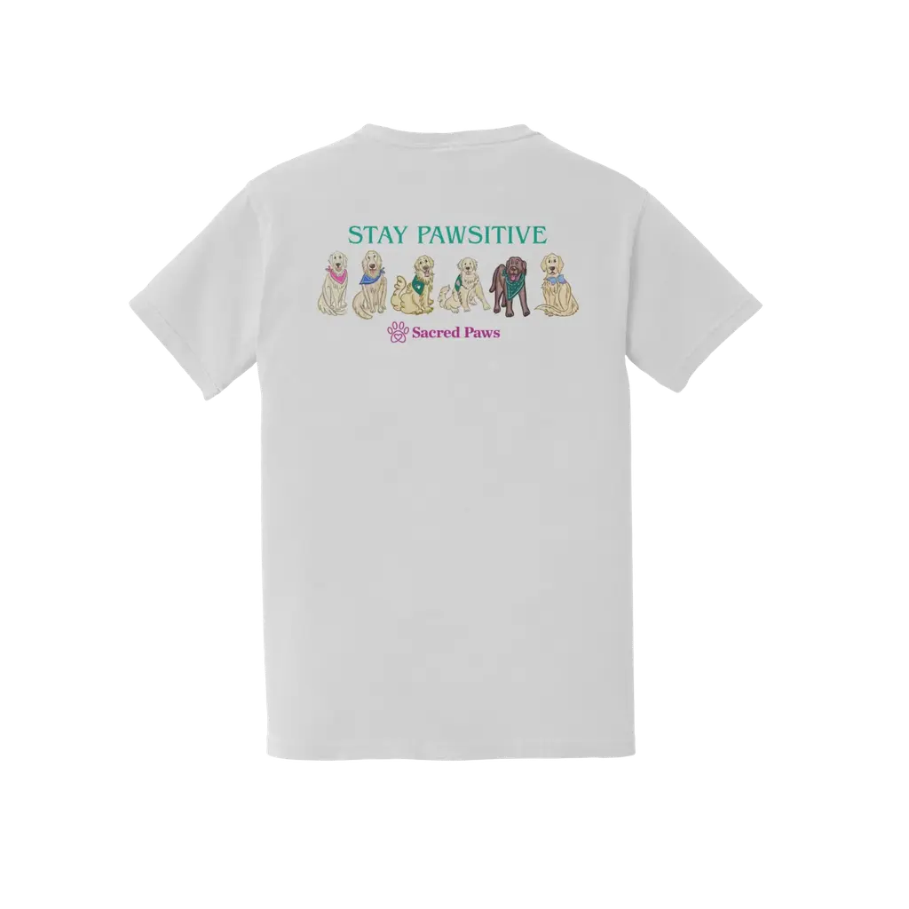 Stay Pawsitive: Comfort Colors T-Shirt