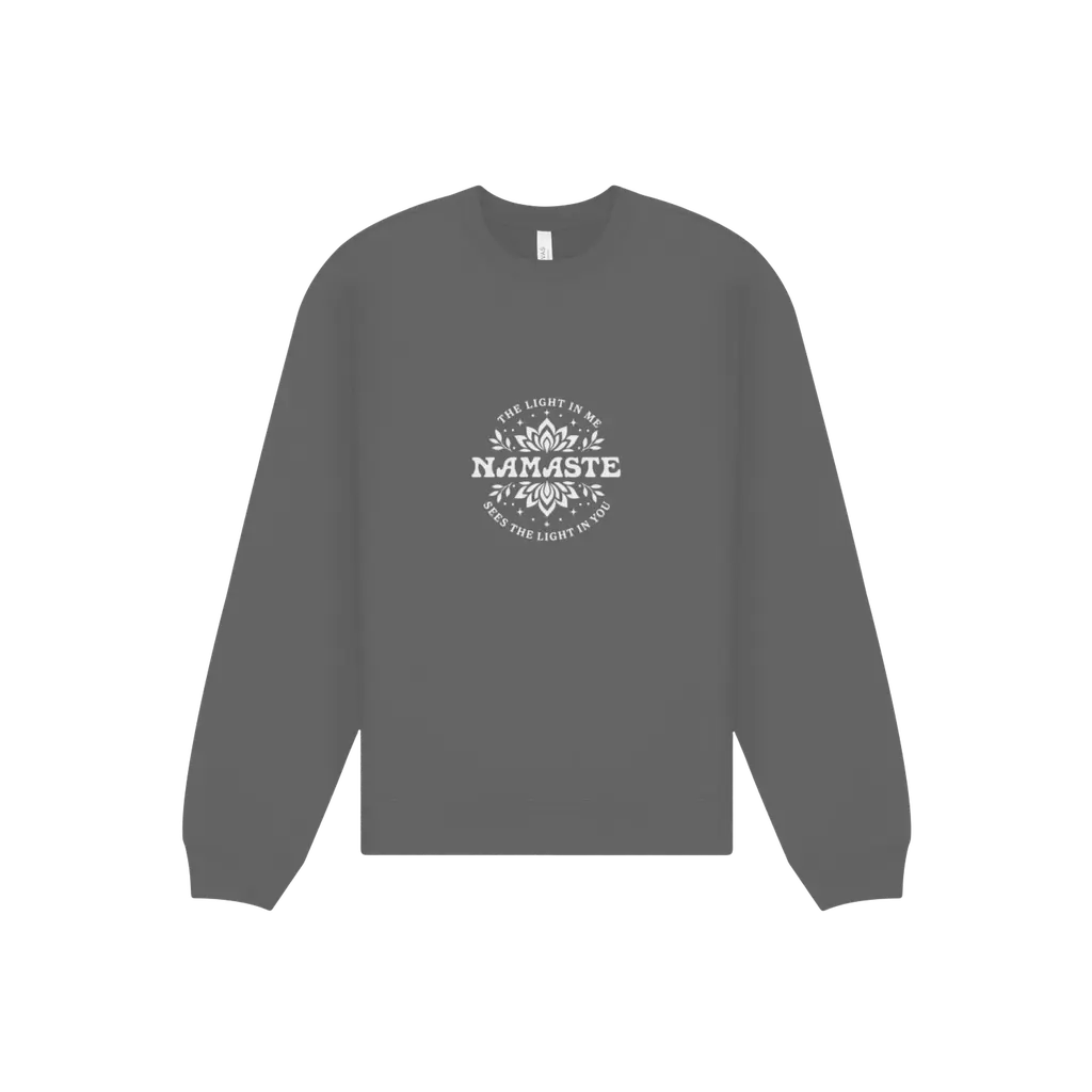 Namaste Front/Logo Back Crew 