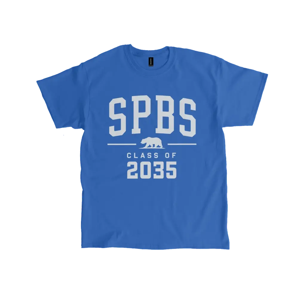 Adult Class of 2035 Tee - Royal Blue