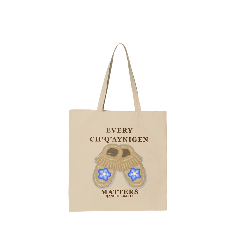 Every Child Matters Moccasins Design Tote Bag