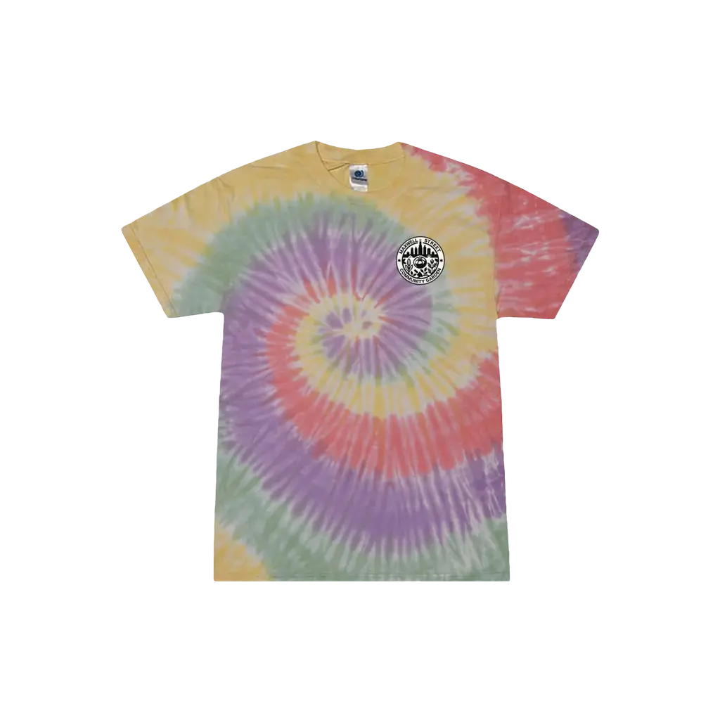 MSCG Pocket Logo T Shirt Tie Dye Tee