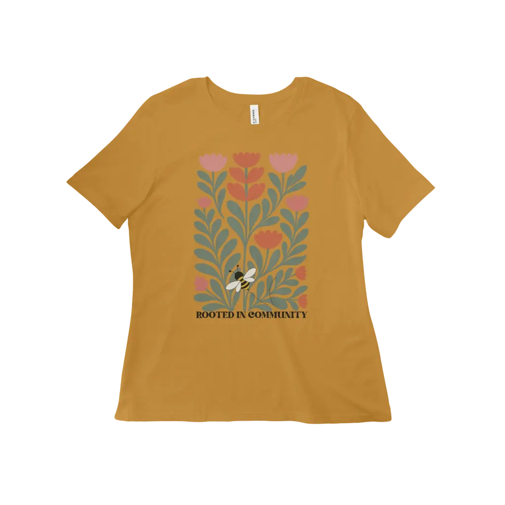 Rooted in Community T Shirt Loose Fit Women's