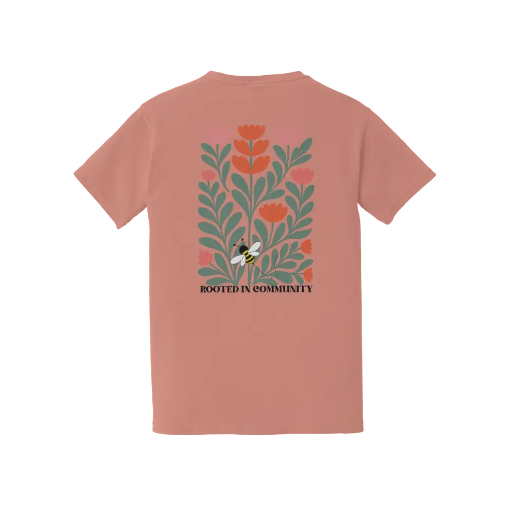 Rooted in Community/MSCG Pocket T Shirt