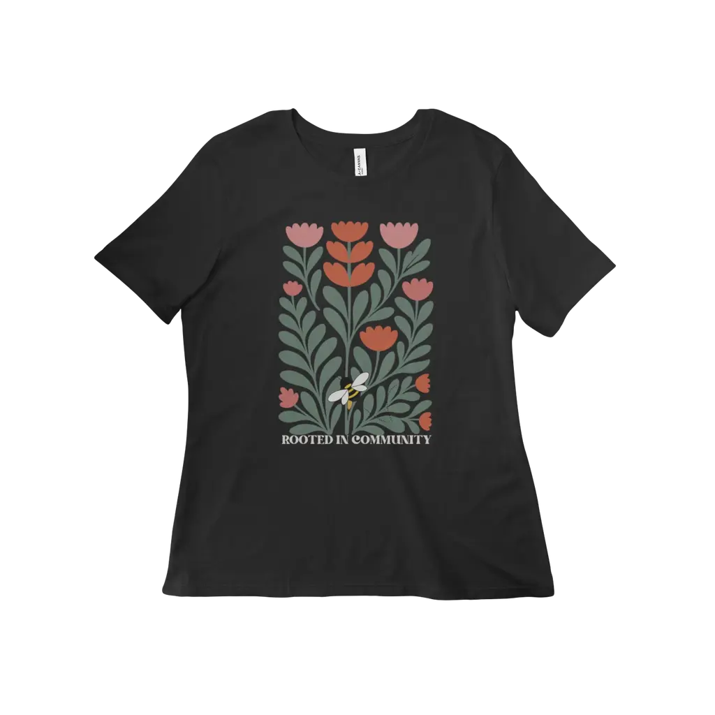 Rooted in Community Loose Fit T Shirt (2)