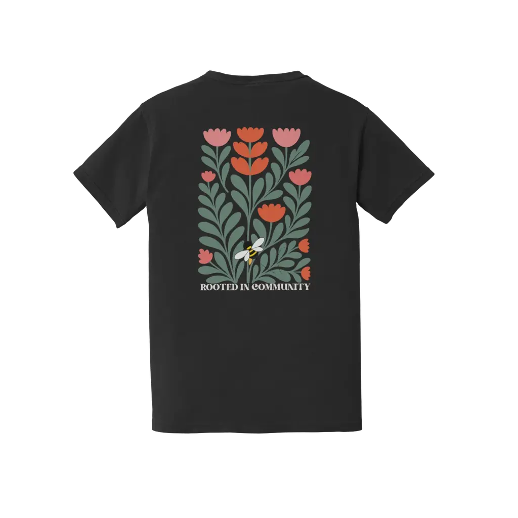 Rooted in Community/MSCG Pocket T Shirt (2)