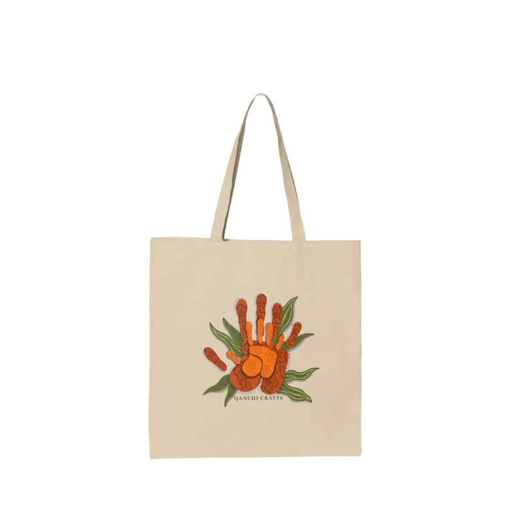 Every Child Matters Hand Print Design Tote Bag 
