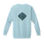 Namaste Skelton Front/ Third Eye Logo Back CREWNECK thumbnail 4