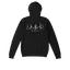 Logo Front/ Halloween Skeleton Back- Zip Up Hoodie  thumbnail 2