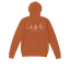 Logo Front/ Halloween Skeleton Back- Zip Up Hoodie  thumbnail 4