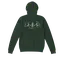 Logo Front/ Halloween Skeleton Back- Zip Up Hoodie  thumbnail 6