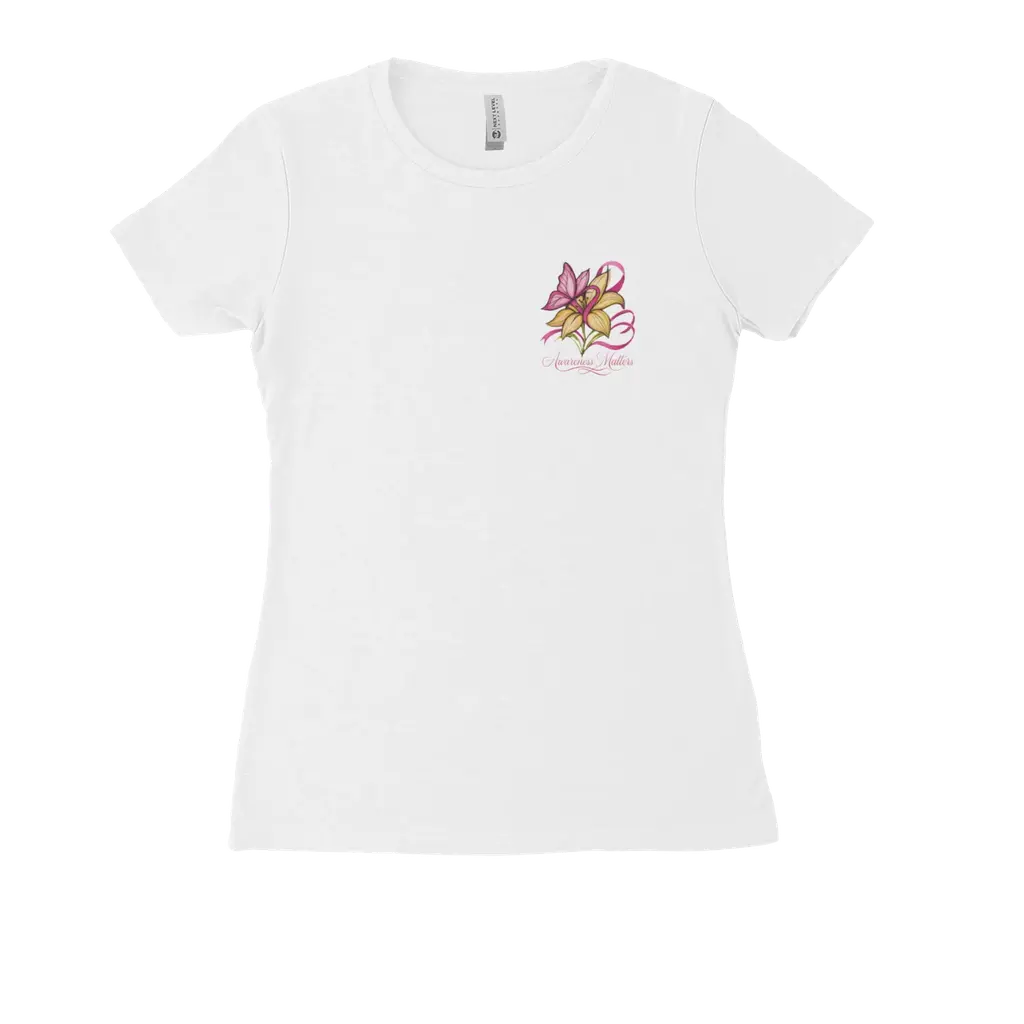 Lily Pink Ribbon: Awareness maters front only