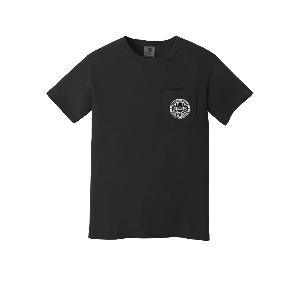 Rooted in Community/MSCG Pocket T Shirt (2)
