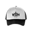 Block letter white/color hat thumbnail 3