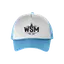 Block letter white/color hat thumbnail 1