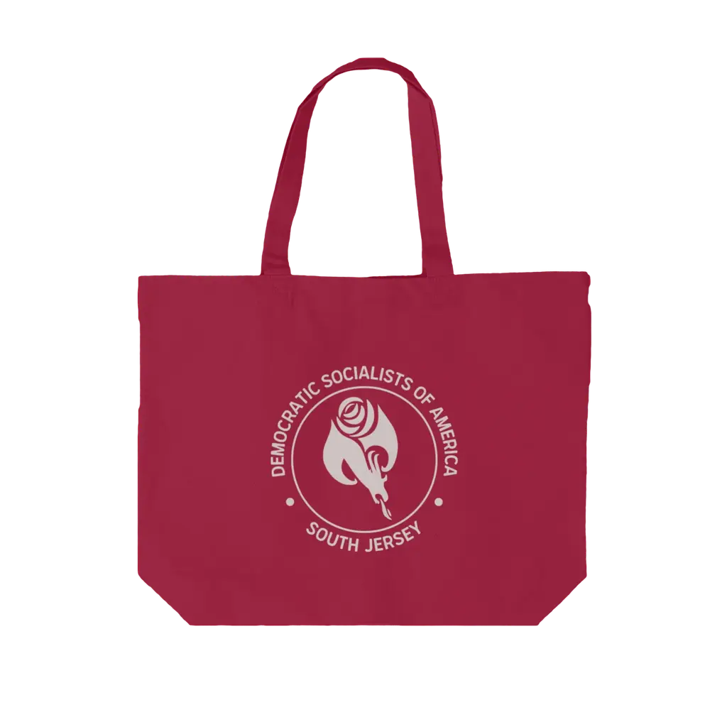 SJDSA Logo (White) Cotton Tote