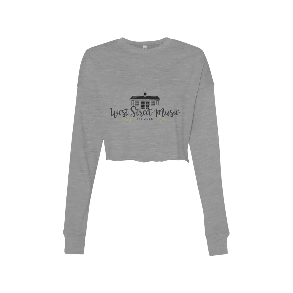 Logo crop sweatshirt Fleece