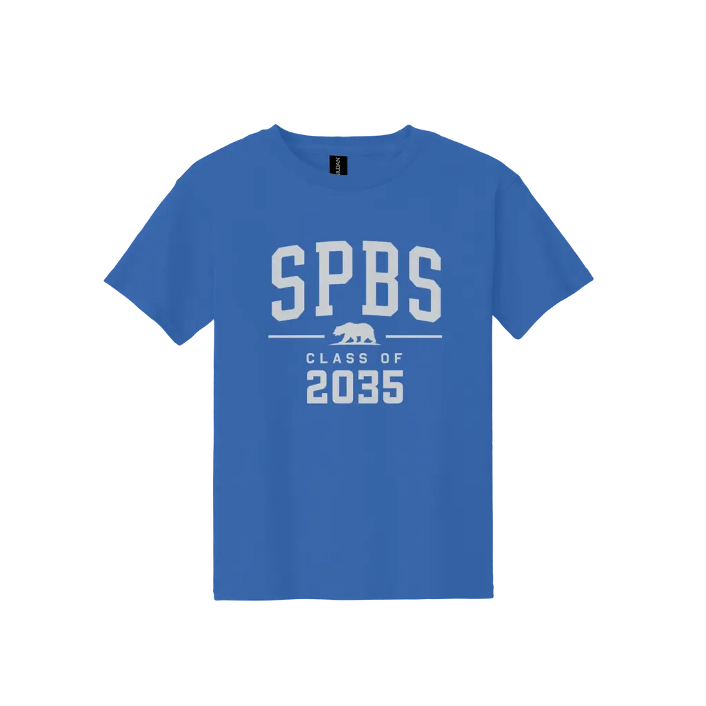 Youth Class of 2035 Tee - Royal Blue