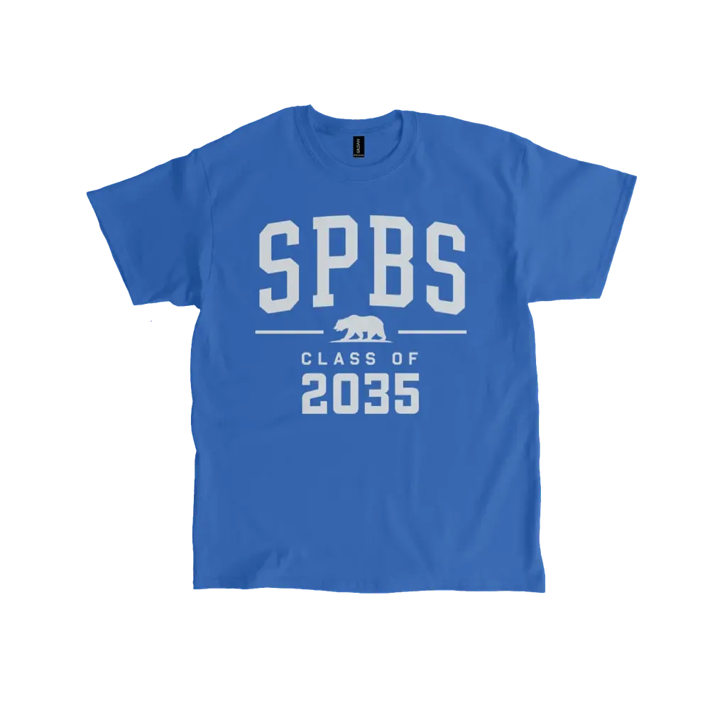 Adult Class of 2035 Tee - Royal Blue