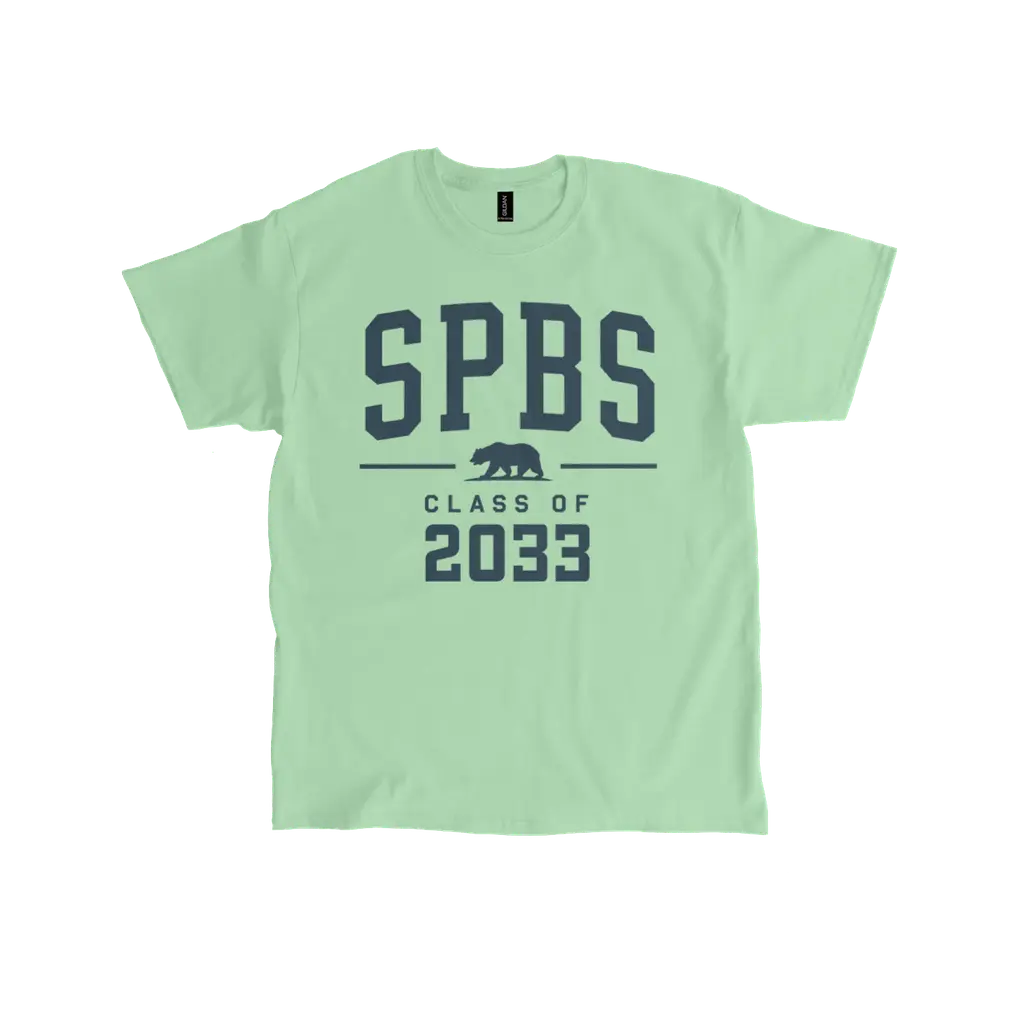 Adult Class of 2033 Tee - Light Green