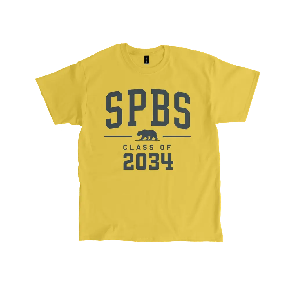 Adult Class of 2034 Tee - Yellow