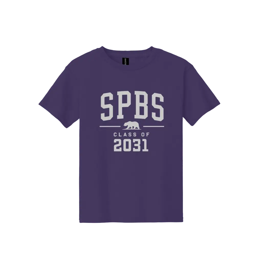 Youth Class of 2031 Tee - Purple