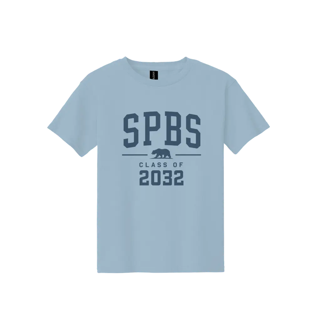 Youth Class of 2032 Tee - Light Blue