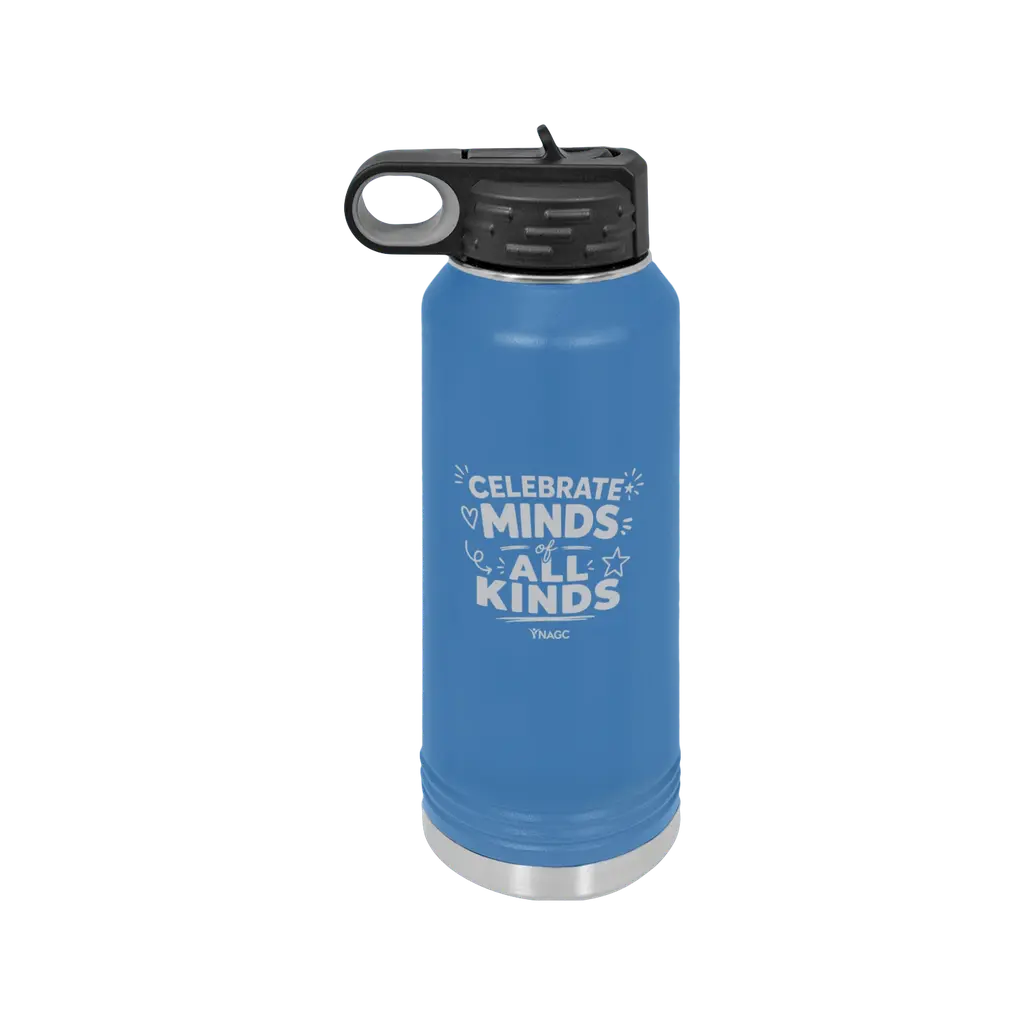 Celebrate Minds of All Kinds Water Bottle