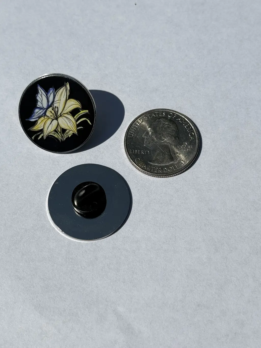 Lily Logo lapel pin