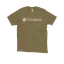Chi Alpha Logo White Triblend Tee thumbnail 3