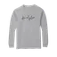 Chi Alpha Script Black Comfort Colors Long Sleeve thumbnail 9