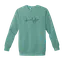 Chi Alpha Script Comfort Colors Crewneck thumbnail 3
