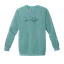 Chi Alpha Script Comfort Colors Crewneck thumbnail 5