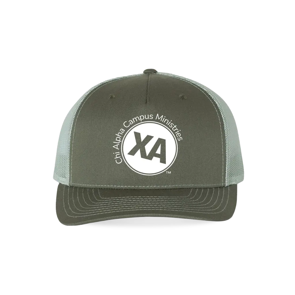 Chi Alpha Hats Circular Foam Trucker Cap