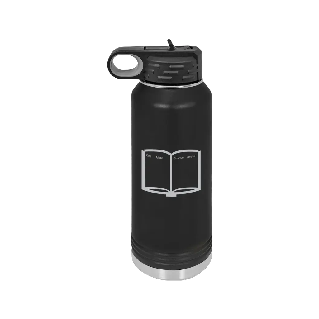 One More Chapter Please Water Bottle