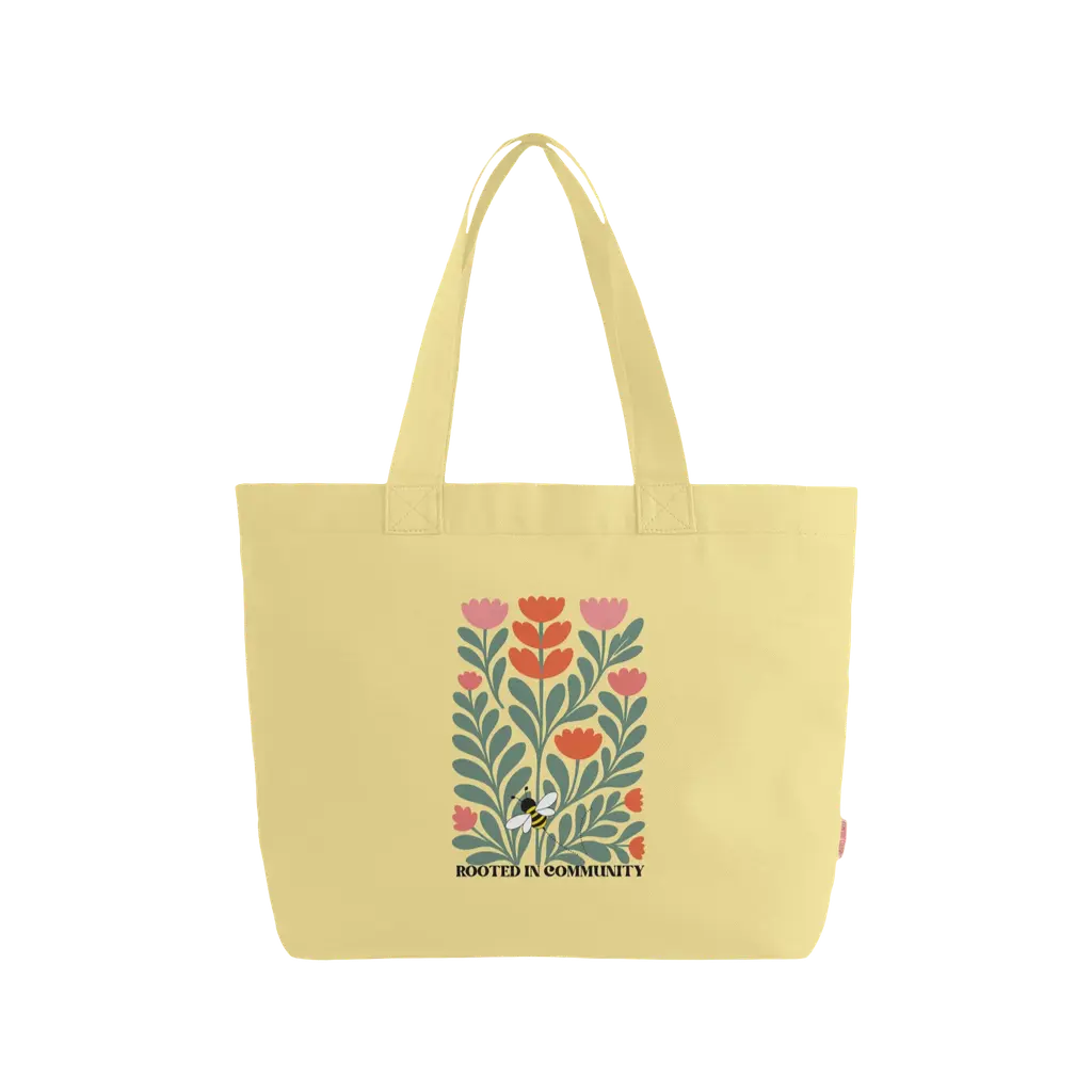 Rooted in Community Canvas Tote